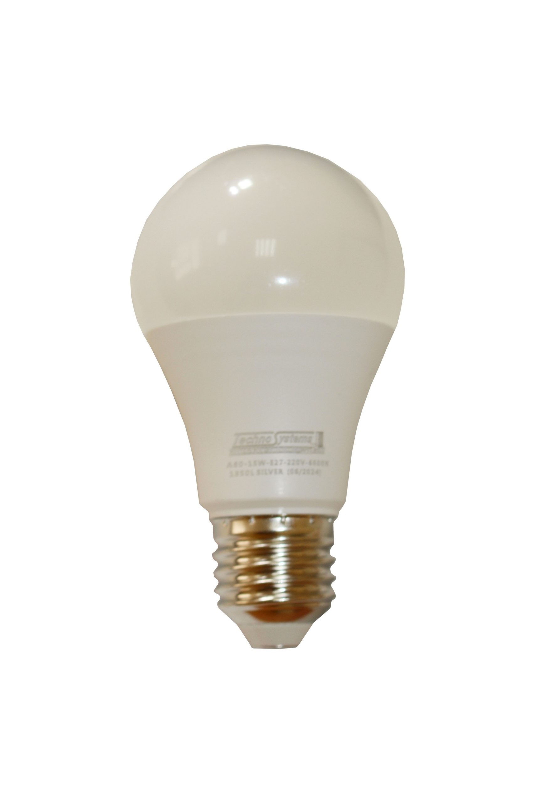 Лампа світлодіодна LED Bulb-A60-15W-E27-220V-6500K-1350L SILVER TNSy